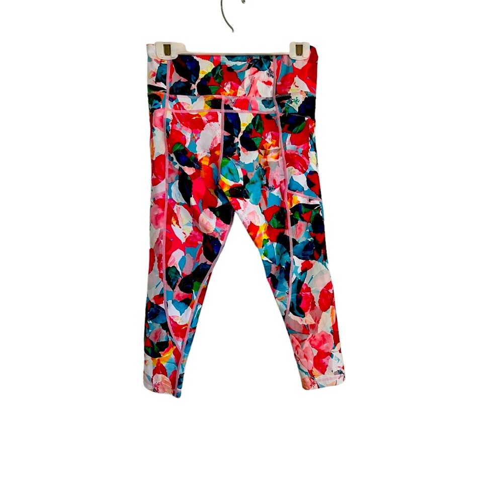 Super cute Zyia Active multi-colored leggings, Size 8-10